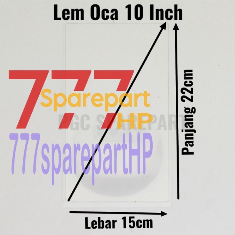 

Universal Lem OCA 10 inch - Adhesive Perekat Occa Kering Dry Glue 10inch - 777sparepartHP