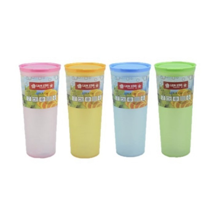 GELAS BOTOL MINUM TUTUP LION STAR 1 L 1 LITER 100 ML LOLA TUPPERWARE