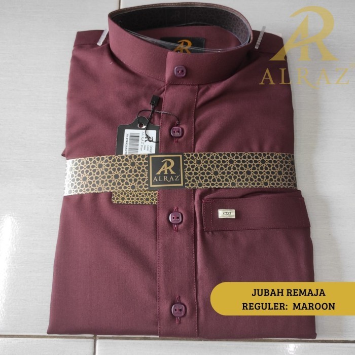 Jubah Alraz Al Raz Anak Remaja - Hijau, 44