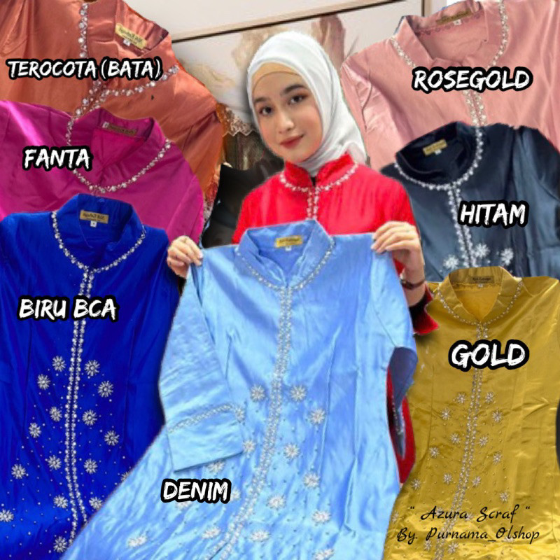 Baju Kebaya Wanita Tafeta Payet - Baju Kebaya kurung Wanita Terlaris - Kebaya Terbaru - Kebaya Moder