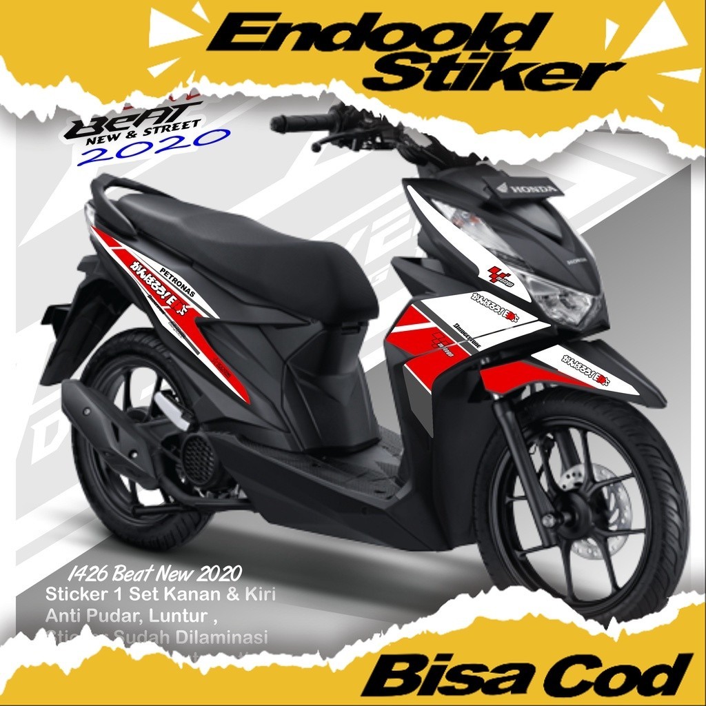 Striping Motor BEAT FI NEW TAHUN 2020/2021 | 1426 | petronas