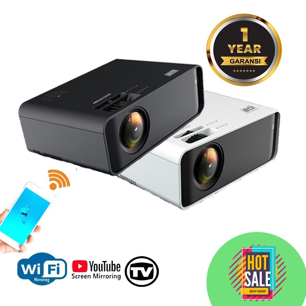Decos Proyektor Mini Original | Proyektor | Infocus mini | Projector wifi| | Projektor | Proyektor T