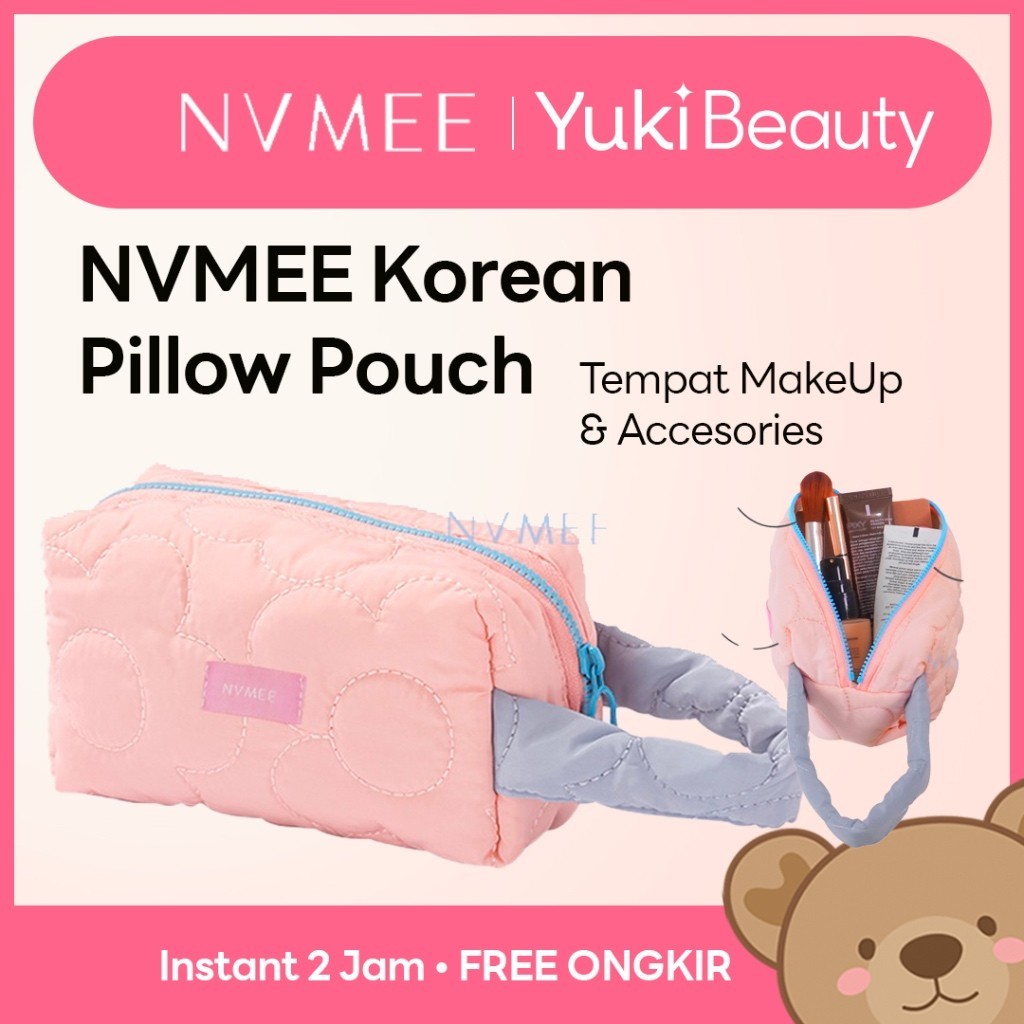 ❤ YUKI Manado ❤ NVMEE Korean Pouch Pillow Untuk Tempat Make Up Aksesoris
