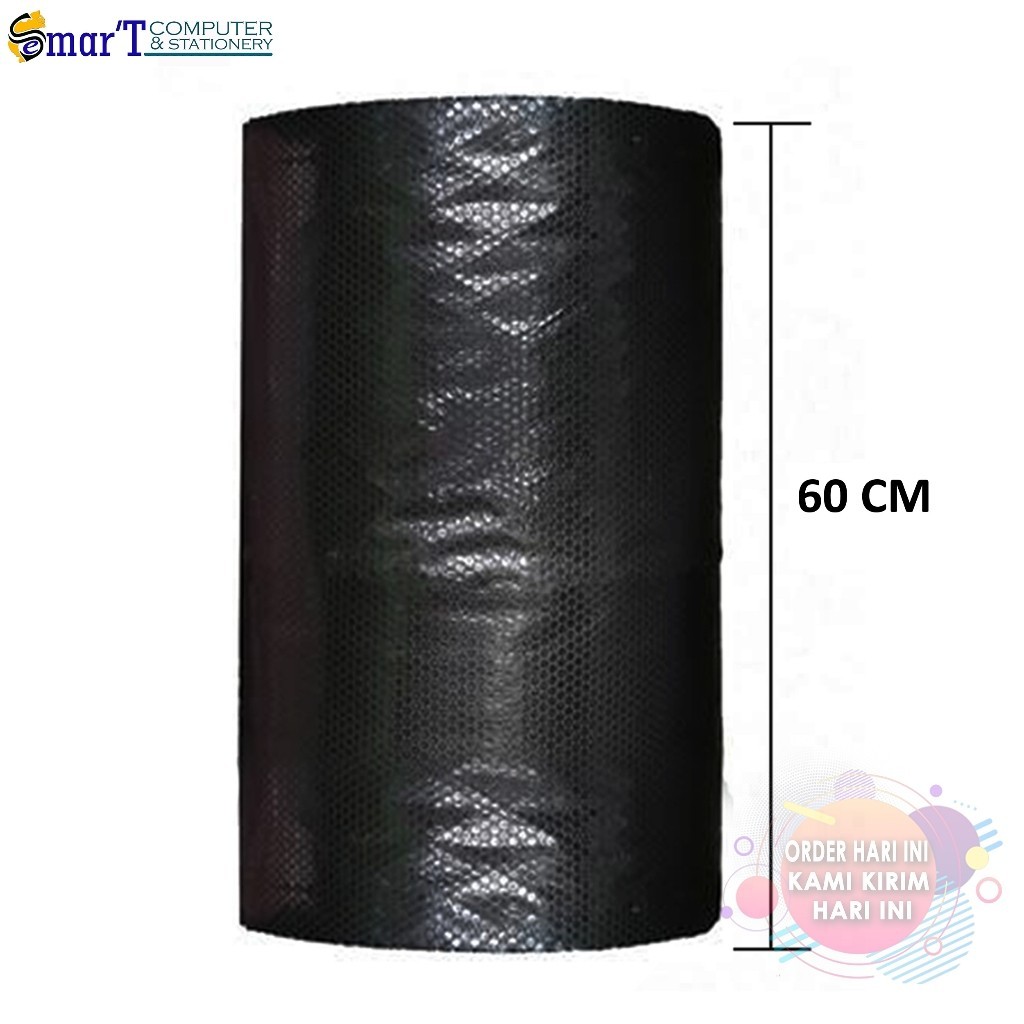 

BUBBLE WRAP 50 METER X 60CM TEBAL, READY HITAM & PUTIH
