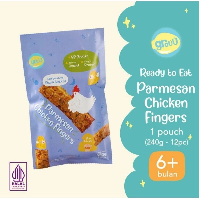 

Grouu Parmesan Chicken Finger - Cemilan Bayi