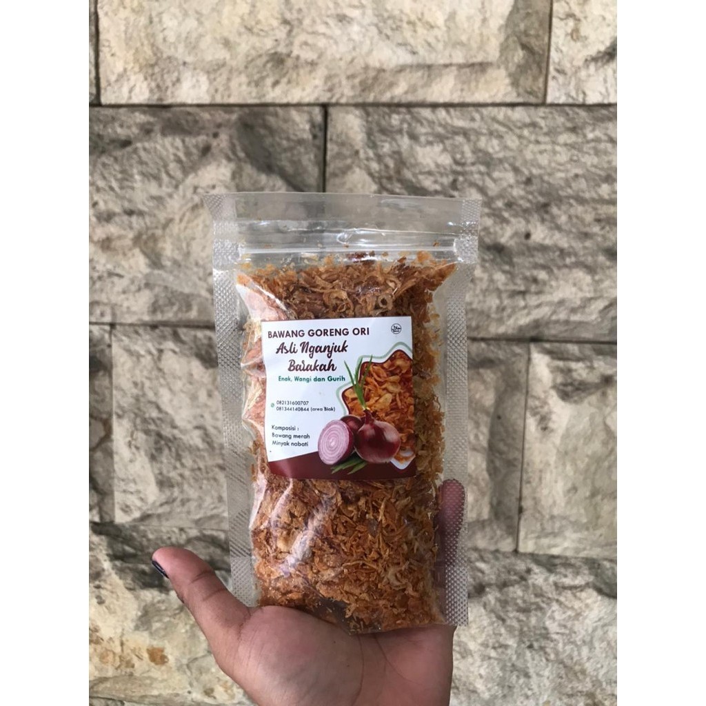 

Bawang goreng premium tanpa tepung Uk Kecil
