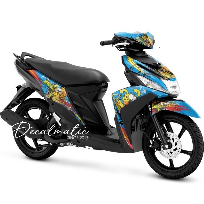Decal Mio M3 Full Body Stiker Full body Motor Mio Z Sticker Mio 125 Marsupilami