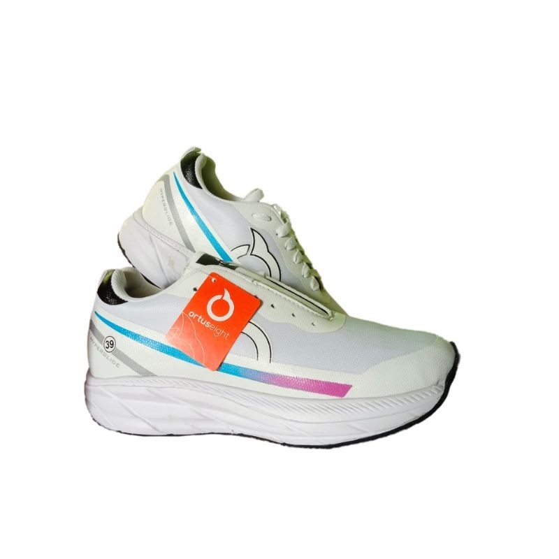 Ortuseight Sepatu Lari/Running Hyperglide 2.0 - White/Yellow/Ortred