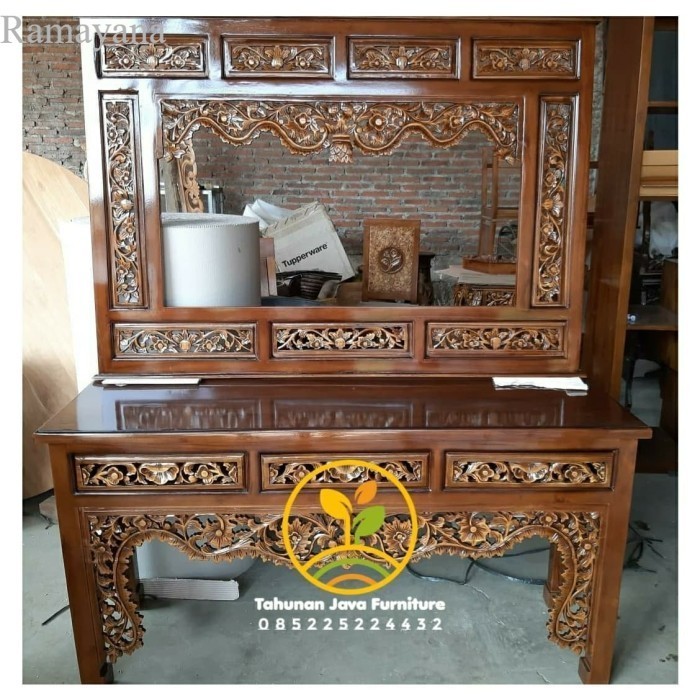 

Meja Rias Kayu Jati Meja Rias Ukir Meja Konsol Rias Jati murah