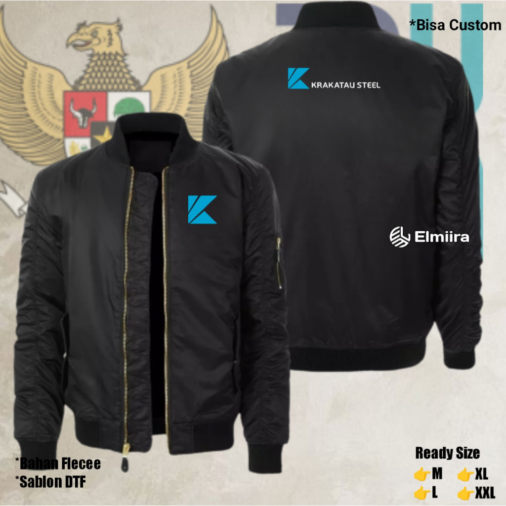 Jaket KRAKATAU STEEL BUMN Jaket Bomber