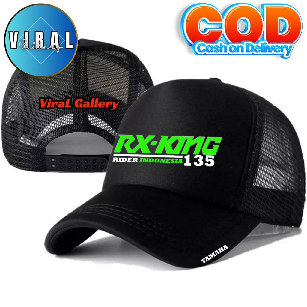 ViraL Gallery Topi Trucker RX-KING - Topi Distro RX-KING Logo - Topi RX-KING Premium - Topi Pria Dew