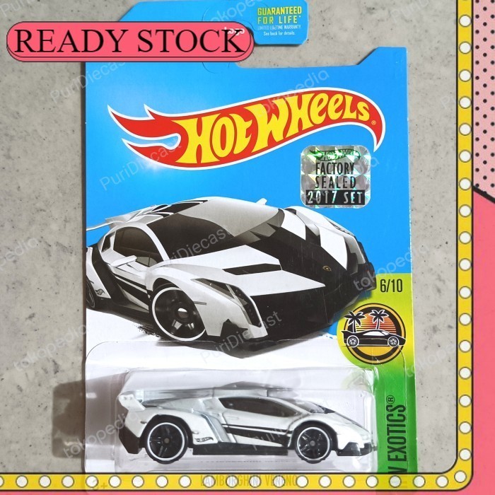 HOTWHEELS LAMBORGHINI VENENO EXOTICS KROGER KMART WHITE