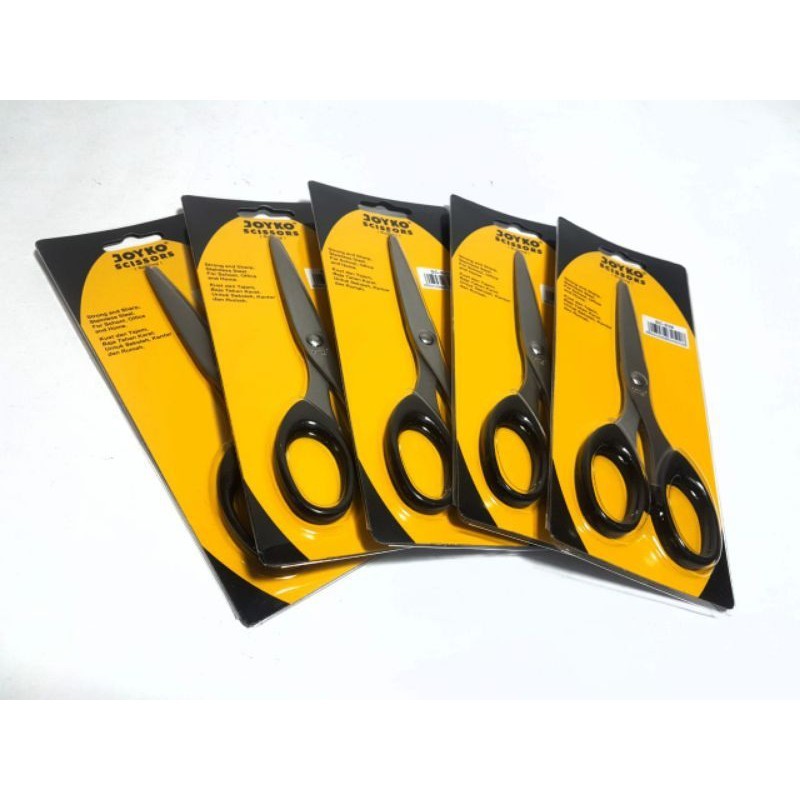 

Harga Grosir (5pcs) Gunting Sedang JOYKO SCISSORS Stainless SC-838 Original