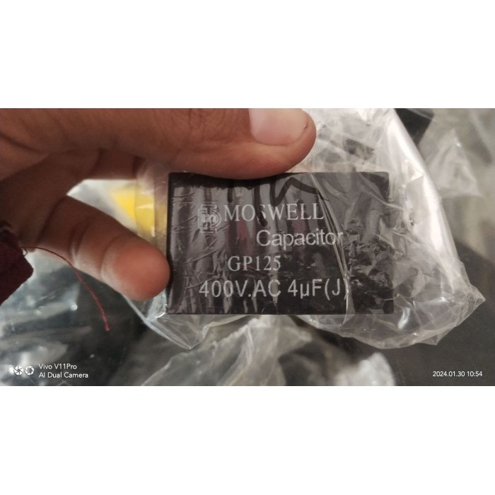 Kapasitor Kipas Angin  4uf , 5uf , 14uf , 1.2uf , 16uf - 4UF 400V MORVEL