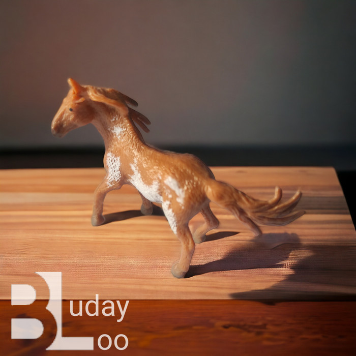 Figure Mainan  Miniatur  Kuda Mustang Stallion Horse 6 cm Animal Figure
