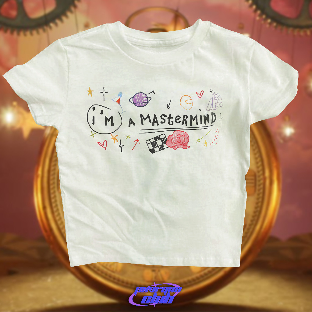 baby tee taylor swift mastermind y2k style crop tee