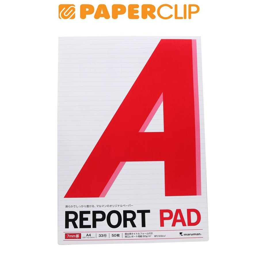 

REPORT PAD A4 MARUMAN P140/A 7MM