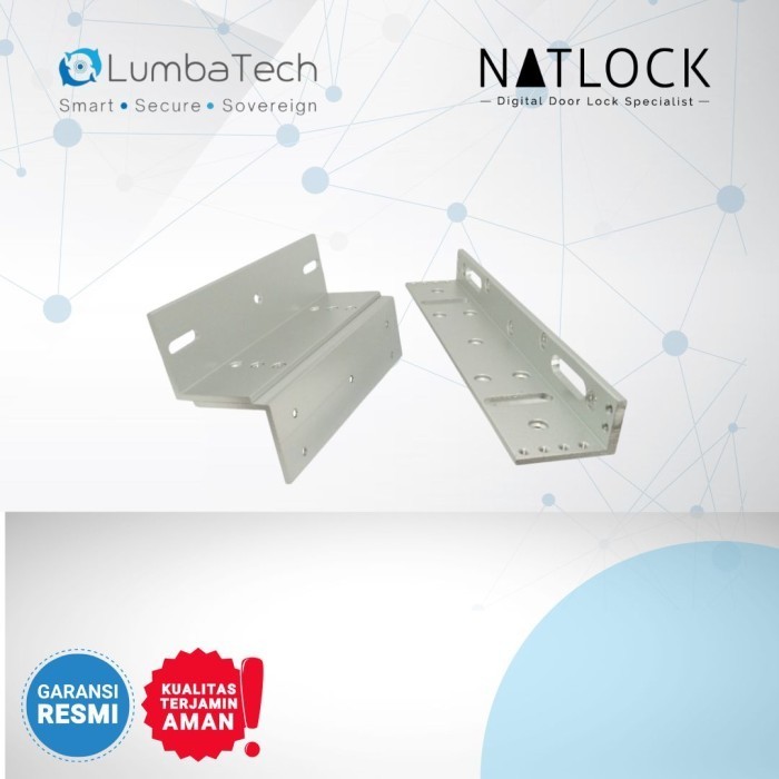 

Natlock - EM Magnetic Lock 280Kg 600Lbs with LED and door indicator Ori