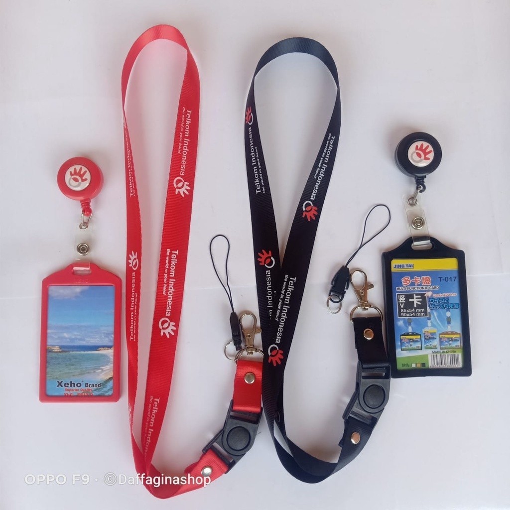 

PT Telkom Lanyard gantungan Id Card dan Holder/tempat Id Card