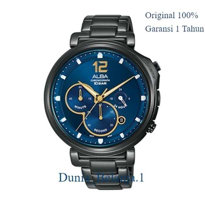 Original 100% Alba AT3E21 AT3E21X1 Jam Tangan Pria Garansi Resmi 1 Tahun