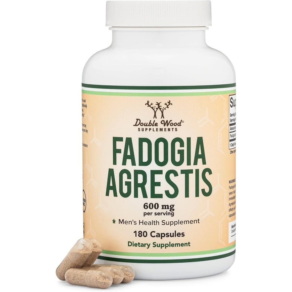 doublewood Fadogia Agrestis 600 mg double wood 180 capsules men health
