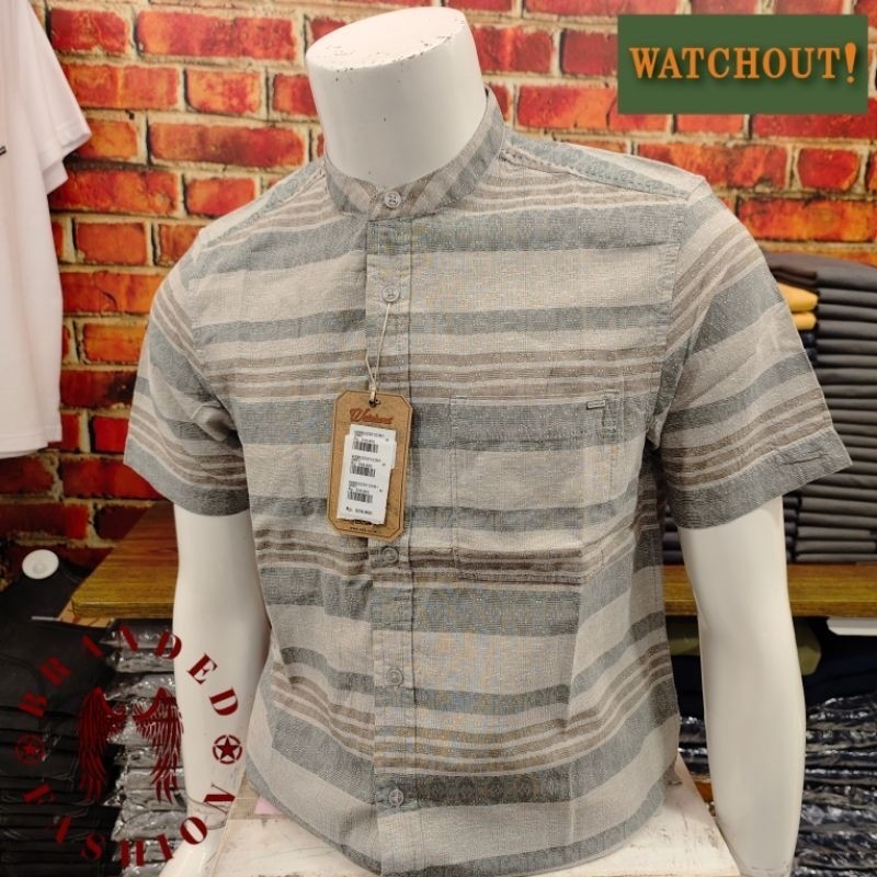 WATCHOUT CASUAL KEMEJA KOKO LENGAN PENDEK WS802230123 GREY
