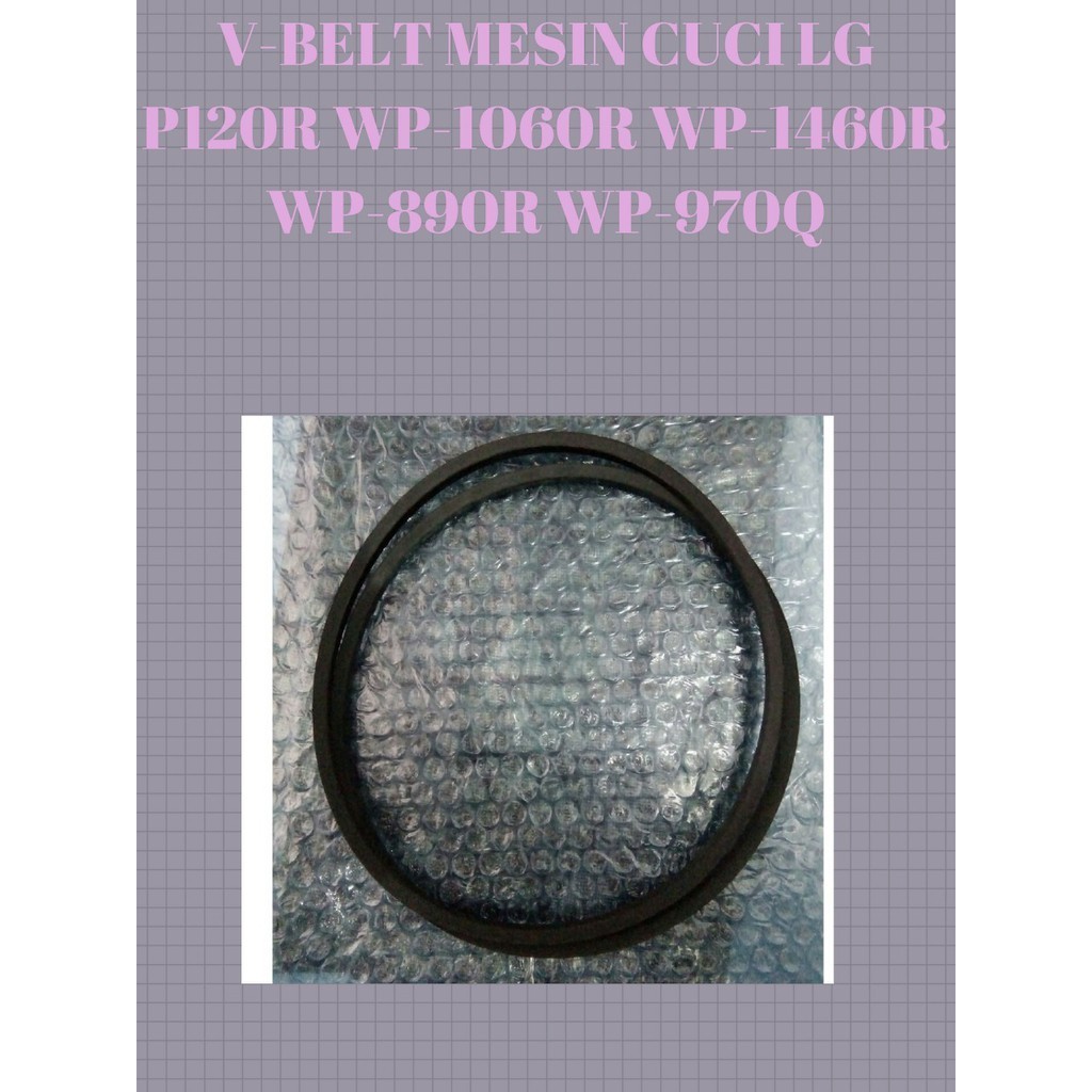 V-BELT WASH L25.5 MESIN CUCI 2 TABUNG LG TYPE P120R / WP-1060R / WP-1460R / WP-890R / WP-970Q PART C
