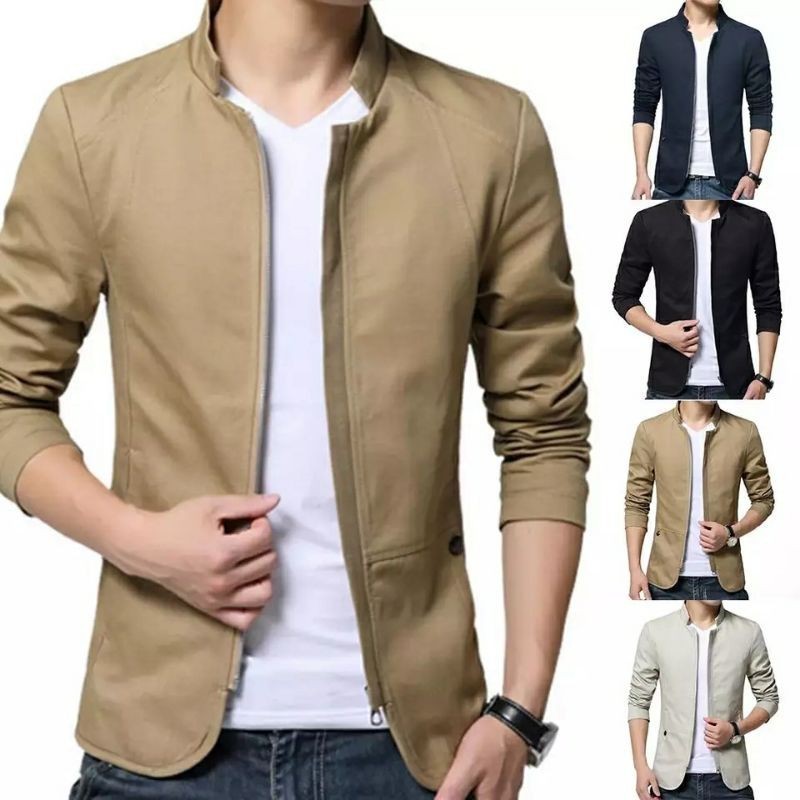 PROMO Jaket Pria Casual Terbaru Import Original slimfit Jaket Semi Formal Jasket Pria Keren Jas Pria