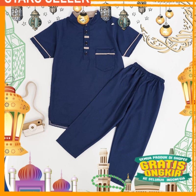 KOKO KURTA ANAK KANCING/ Pink Dusty Fanta Merah muda