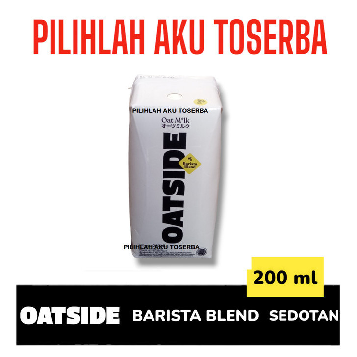 

RB Oatside Barista Blend Sedotan Susu Oat Milk 200 ml - ( 1 Dus isi 24 )