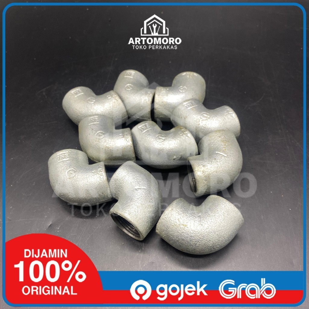 Elbow Drat Galvanis 2inch