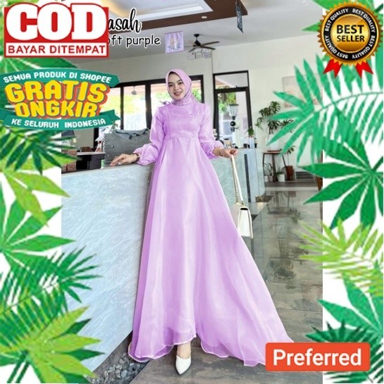 ALMASAH gamis kondangan gamis pesta muslimah// OUTFIT STYLE RAMADHAN 2024