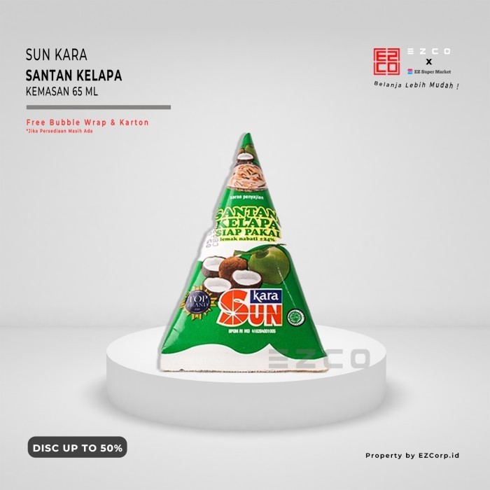 

SUN KARA SANTAN KELAPA KEMASAN 65 ML