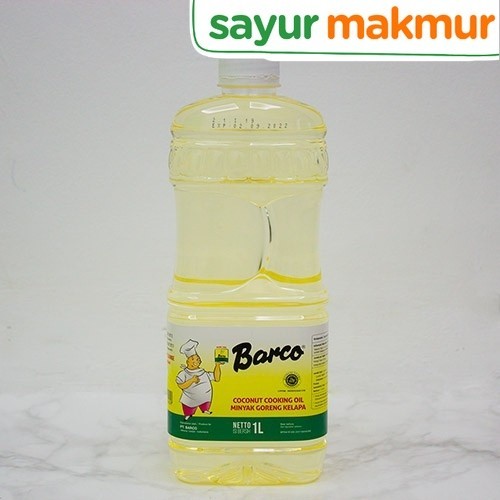 

Barco Minyak Goreng Kelapa Botol 1 liter Sayurmakmur