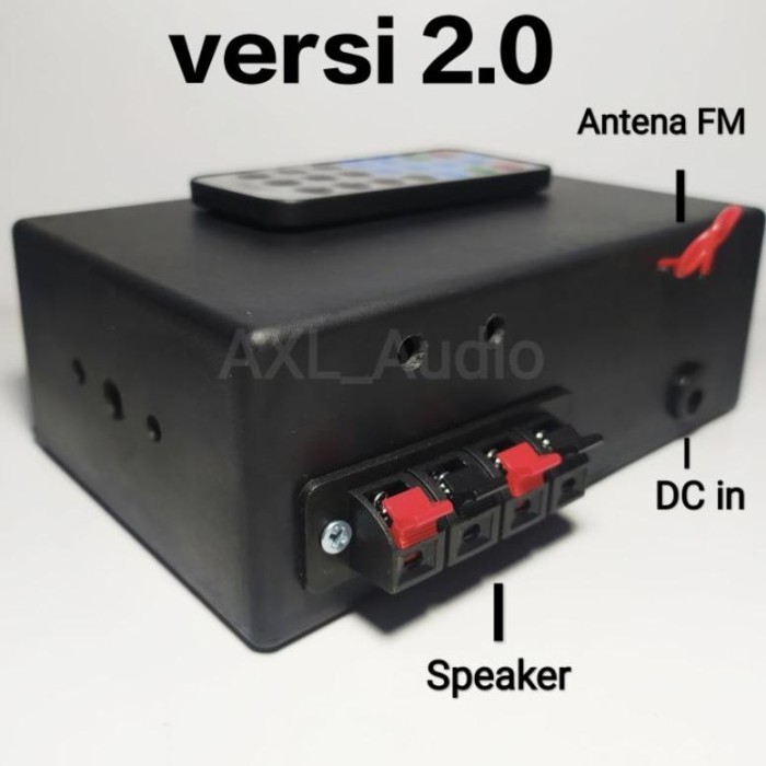 Power Ampli Mini Subwoofer Bluetooth Amplifier 2.0 Dan 2.1 - Versi 2.0, Amplifier saja