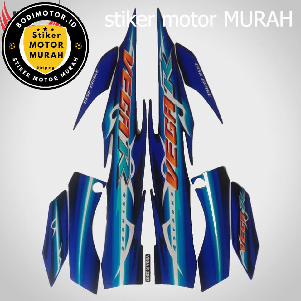 Stiker Striping Yamaha Vega R New 2007 - List Stiker Standar Vega R New 2007 - Striping Standar Vega