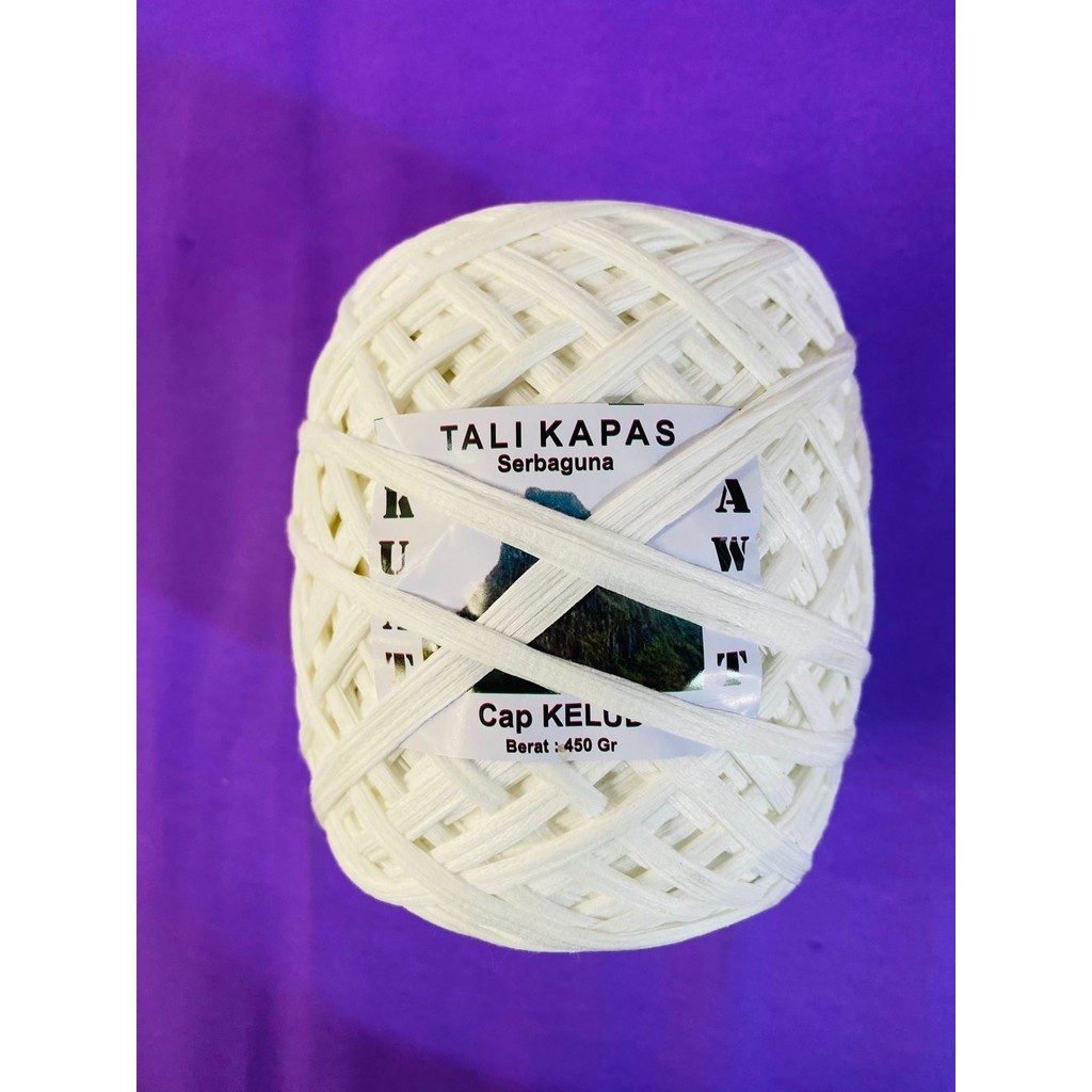

Tali kapas serbaguna tali salaran berat 450gr dari CAP KELUD