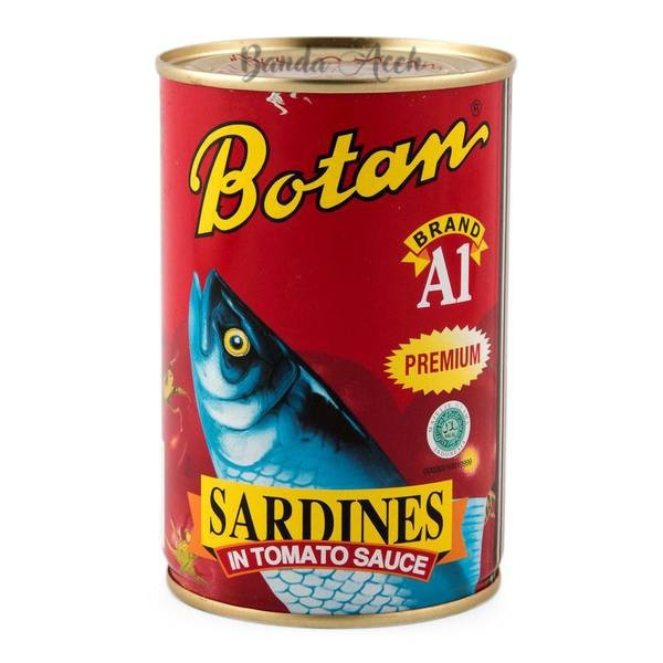 

(Aceh) Botan Sardines 425gr Ikan Sarden Tomat