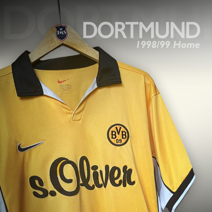 1998-99 DORTMUND HOME SHIRT MOLLER #10