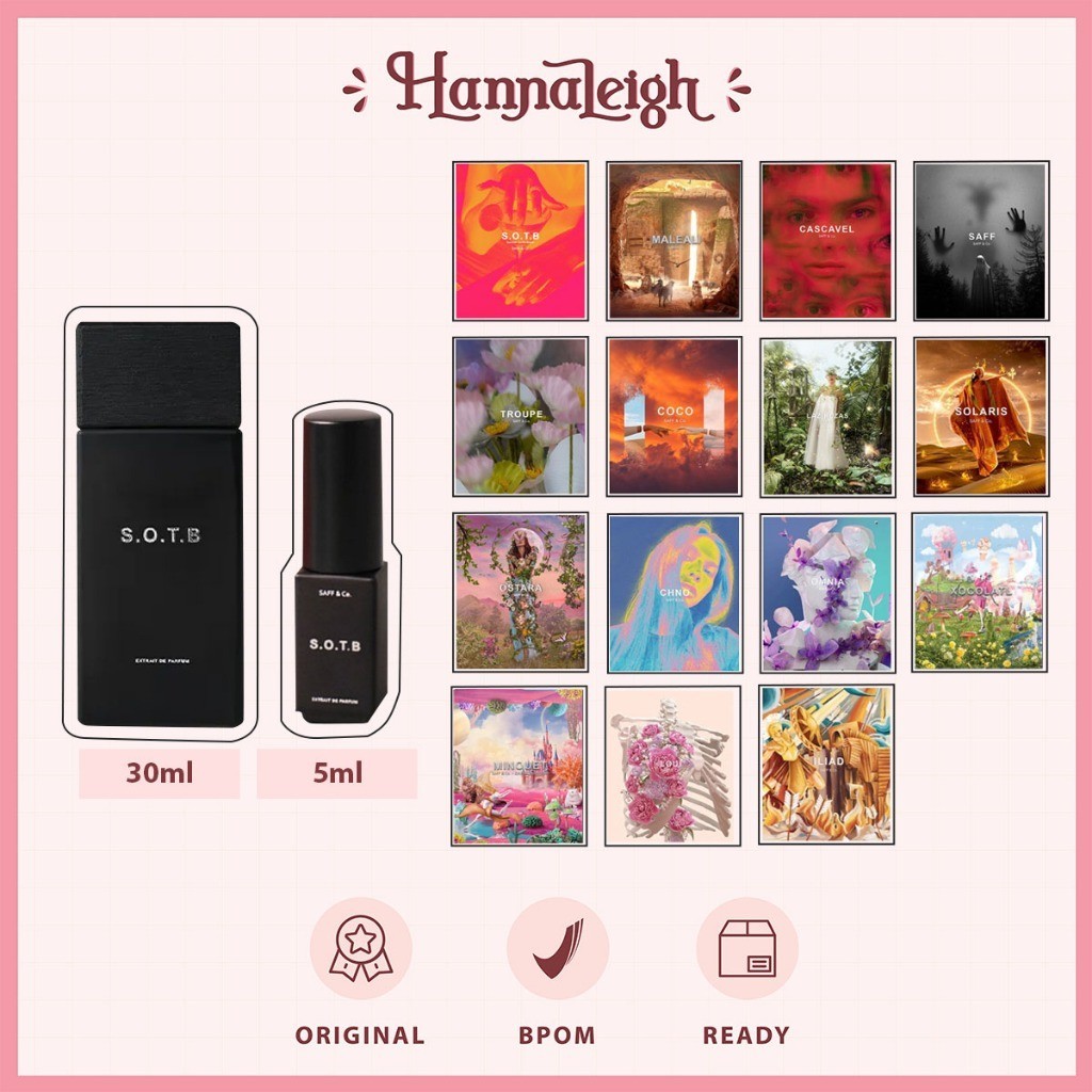 SAFF & CO. - All Varian Parfum Series Perfume Saff And Co S.O.T.B  Maleali Minouet Xocoilatl Iliad L