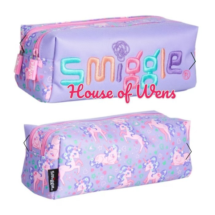 

SMIGGLE JUMP TWIN ZIP PENCIL CASE ORIGINAL - TEMPAT PENSIL SMIGGLE