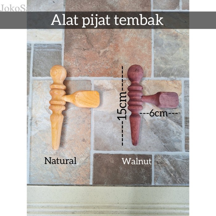 

Alat Pijat Totok dobel Kerikan/Alat pijat Tradisional refleks kerokan - Totok Walnut murah