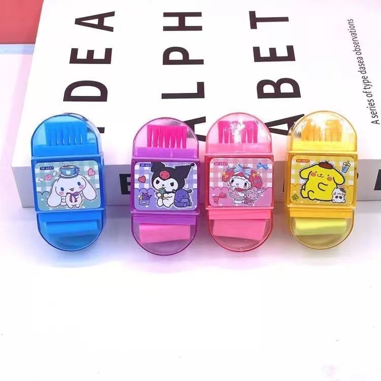 

BEST! PENGSERUT + PENGHAPUS + SIKAT BRUSH PENSIL MOTIF LUCU PGS