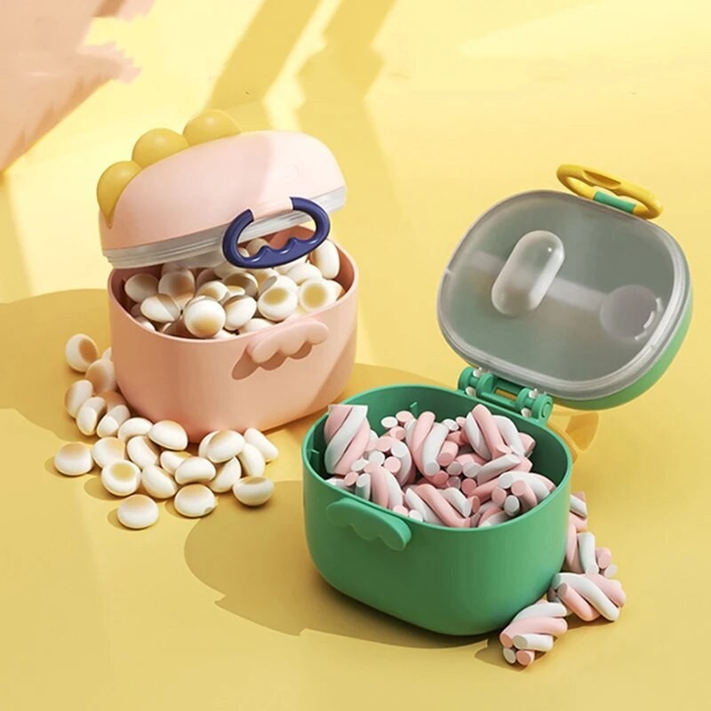 

Baby Portable Milk Powder Container With Scoop Baby Snack Storage Box Baby Food Storage Box