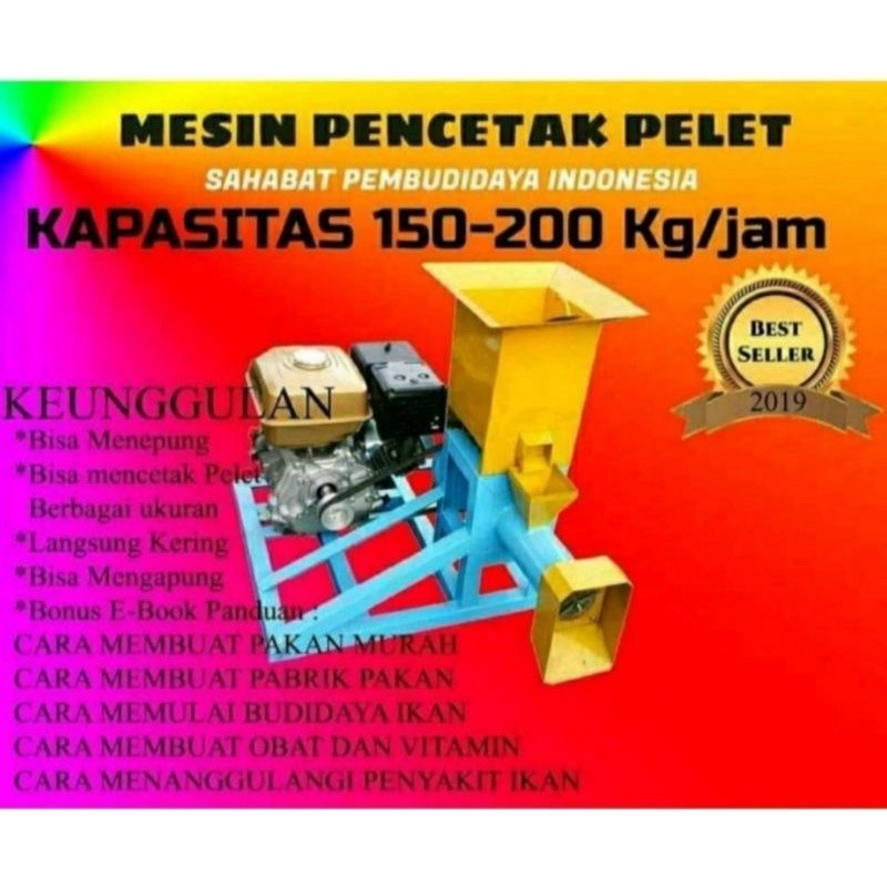 Mesin cetak pelet apung