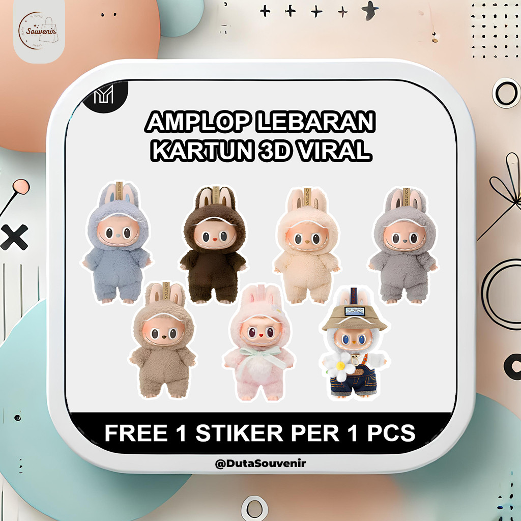 

Amplop Lebaran 3D 2025: Tema Karakter Labubu Menggemaskan untuk Angpao Idul Fitri & Imlek