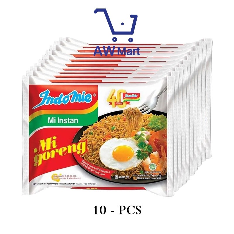 

10 PCS - INDOMIE GORENG BIASA