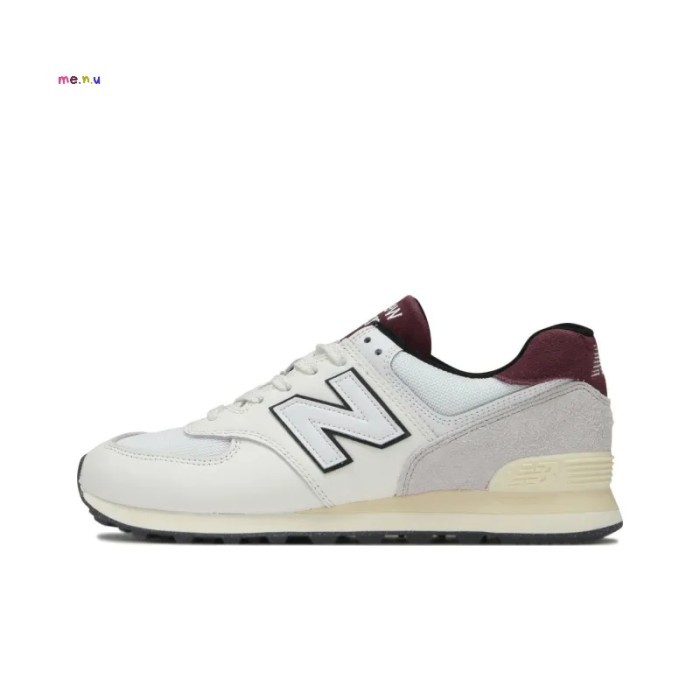 Sepatu NB 574 White Burgundy