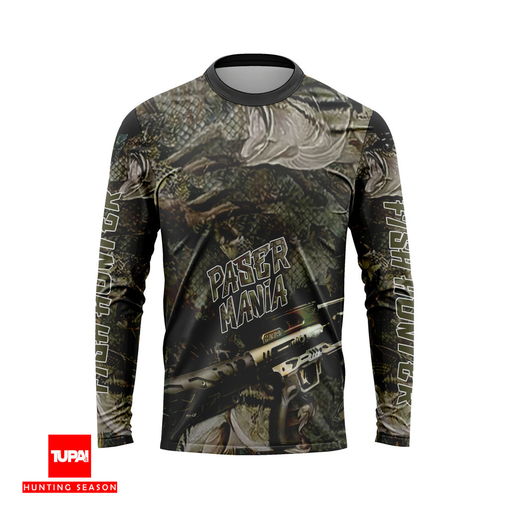 (COD) Jersey PASER MANIA // Pemburu IKAN RAWA // Jersey Berburu Perbakin PASER MANIA MANTAP // PASER