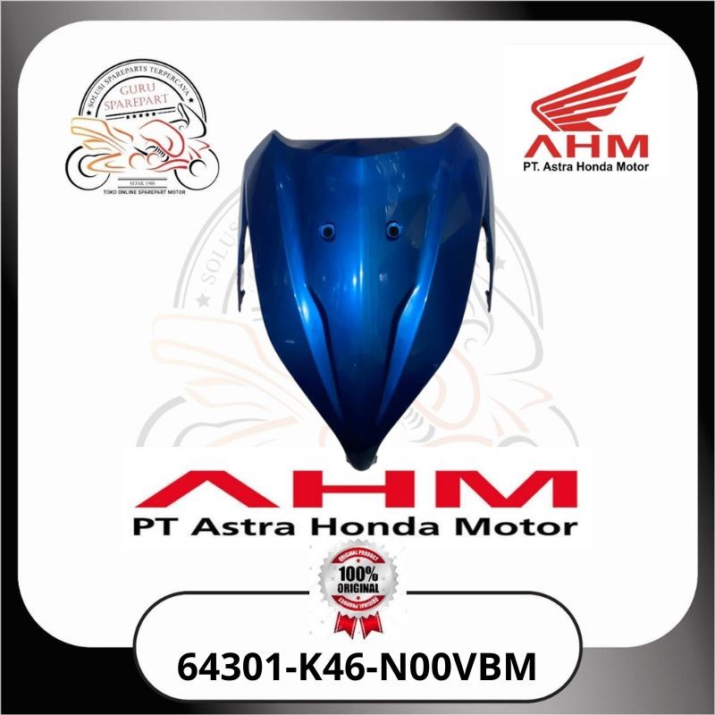 Honda Panel Depan Cover Front Top Biru Vario 110 FI  64301K46N00VBM
